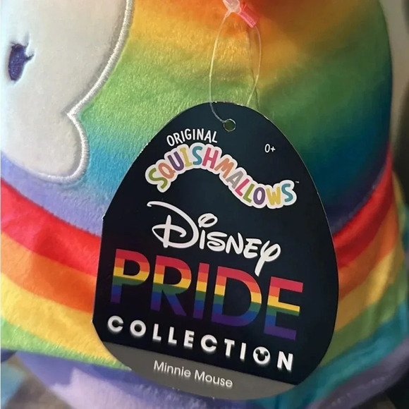 Disney Mickey & Minnie Pride Collection Squishmellow 8” Plush Set - Picture 4 of 6